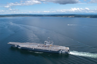Large ship water cloudy sky - a jet free wallpaper