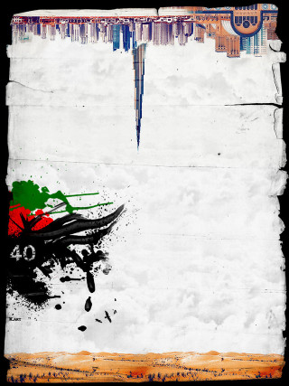 Boat city background red painting - a piece of paper free wallpaper