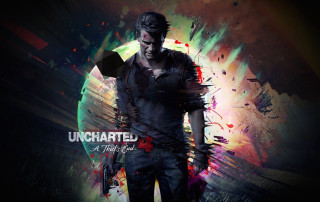 Man holding gun colorful background - a gun in front free wallpaper