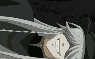 Longhair blackhat blackbackground aliceprin yandere - a black shirt free wallpaper