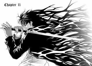 Girl sword flames behind head - behind her head free wallpaper