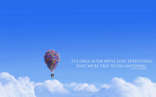 Hot air balloon quote sky - anything free wallpaper