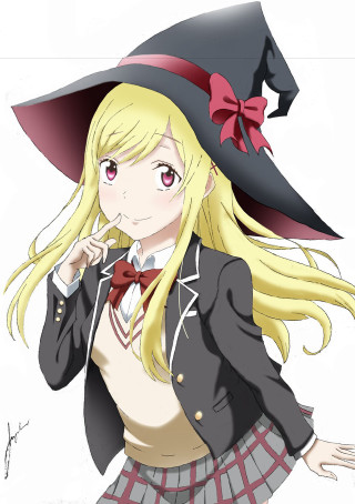 Girl school uniform hat bow 2 - a hat free wallpaper