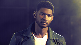 Man leather jacket serious expression - a photo free wallpaper