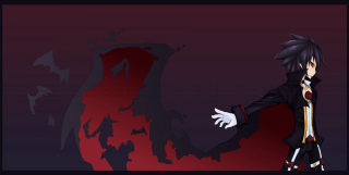 Black red man silhouette bat - outfit free wallpaper