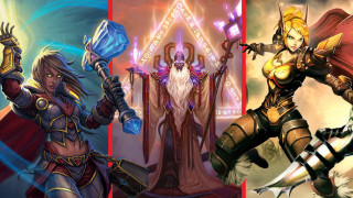 Women armors weapons series three - different free wallpaper