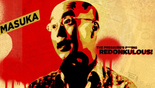 Man glasses red background red 2 - katsuhiro otomo free wallpaper