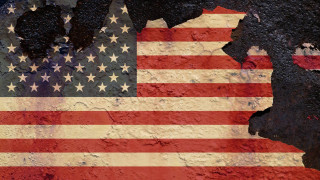 Grungy map united states flag - grungy free wallpaper