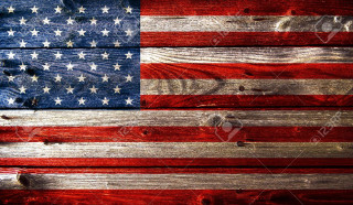 American flag painted wooden background - an american flag free wallpaper