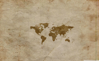 World map paper brown background - a piece of paper free wallpaper