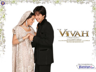 Man woman wedding attire white - floral free wallpaper