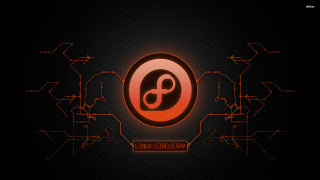 Black orange cyberpunk logo modular - modular free wallpaper
