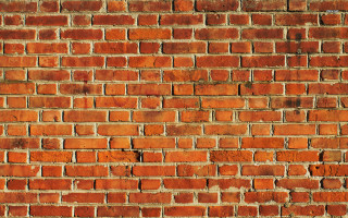 Brick wall red stop sign 2 - a brick wall free wallpaper