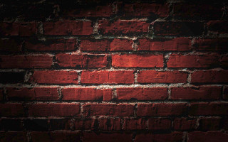 Brick wall red light black 2 - constructivism free wallpaper