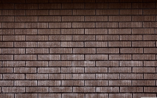 Bench brick wall clock side - side of its free wallpaper