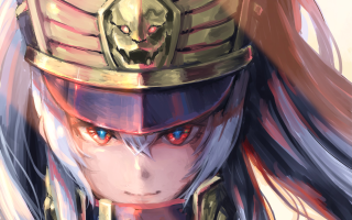 Woman helmet blue eyes long - a helmet free wallpaper