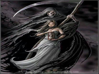 Woman sculler skeleton grimy grimace - death free wallpaper