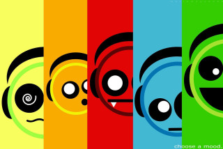 Choose mood colorful faces beeple - beeple free wallpaper