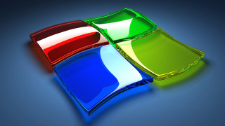 Colorful glass closeup blue black 2 - a close up free wallpaper for desktop