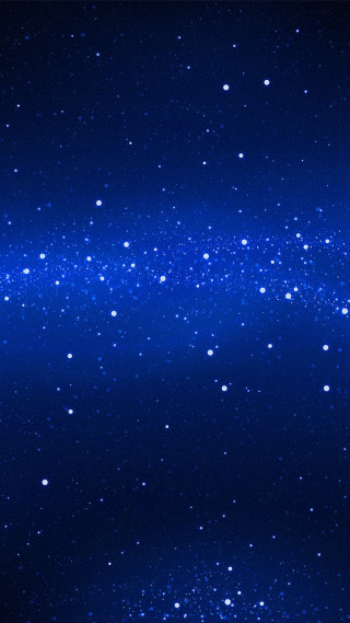 Space stars aurora moon night - white dot free wallpaper