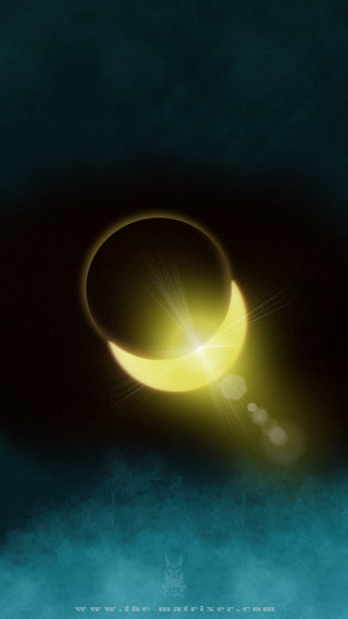 Bright yellow sunlight solo girl - the dark sky free wallpaper