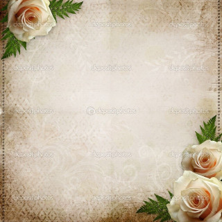 Vintage roses leaves lace background - romanticism free wallpaper