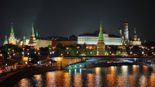 City bridge river night lights 11 - constructivism free wallpaper