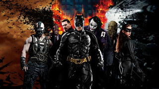 Batman catwoman dark city flames - a dark city free wallpaper