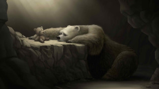 Bear cub cave ledge light - the cave free wallpaper