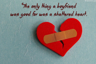 Shattered heart message taped paper - us free wallpaper