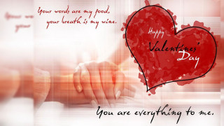 Valentines day card heart hand - a heart shape free wallpaper