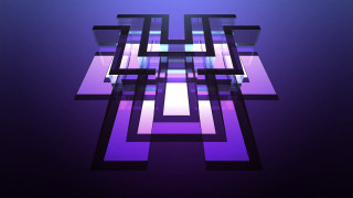 Purple abstract background squares rectangles - c4d free wallpaper