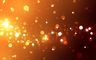 Blurry yellow red circles light - circle of light free wallpaper