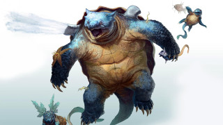 Large dragon back multiple bodies - a large body free wallpaper