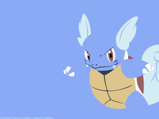 Cartoon blue tail brown white - a white tail free wallpaper