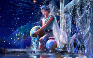 Woman sitting ledge vase ball - a ledge free wallpaper