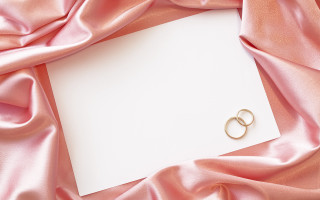 White card gold rings pink - bracha l. ettinger free wallpaper