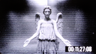 Tv angel hands outstretched dark - a tv screen free wallpaper