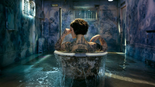 Woman bathtub tattoo arms relaxed - a bathtub free wallpaper