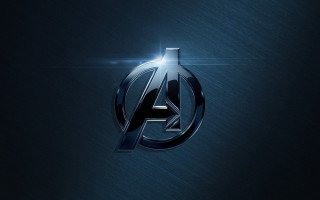 Avengers logo dark background light - the middle free wallpaper