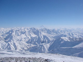 Snowy mountain range high altitude - murata range free wallpaper
