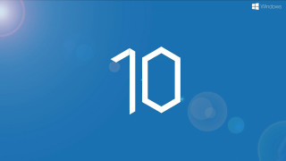 Blue background white number 10 - blue background free wallpaper