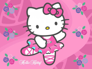 Hello kitty ballerina pink dress - kitty wallpaper free wallpaper