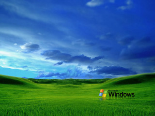 Green field blue sky clouds 90 - a green field free wallpaper