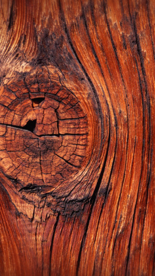Wood grain surface hole center - brown free wallpaper