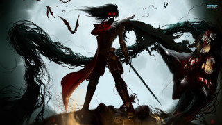 Woman sword demon hill bats 2 - her free wallpaper