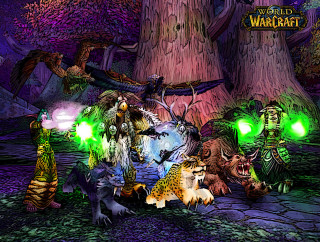 Animated animals forest glowing eyes - arm free wallpaper