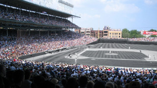 Baseball stadium crowd sunny day - the game free wallpaper