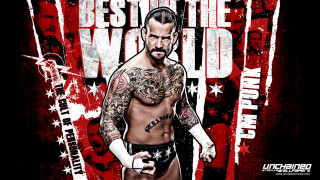 Man tattoo controller red background - punk art free wallpaper