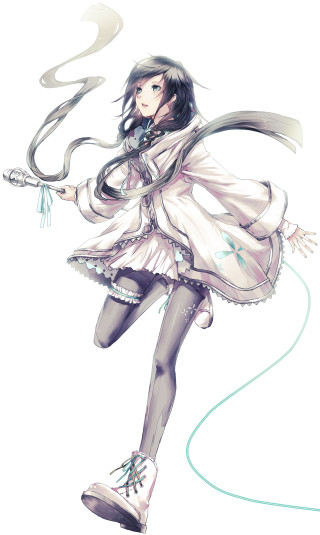 Woman white dress wand white - a white dress holding free wallpaper